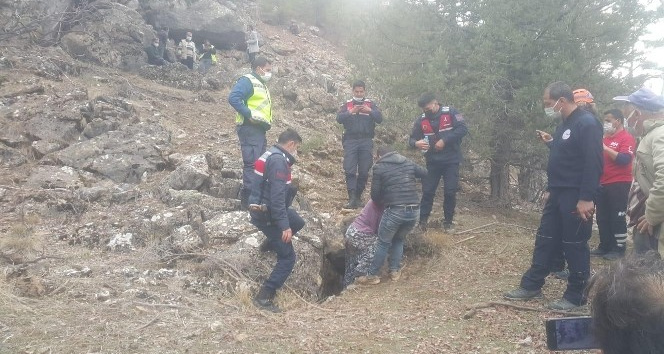 Karaman’da 2 gündür kayıp olan kadın mağarada bulundu
