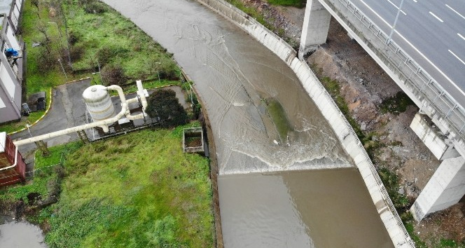 (Özel) Ömerli Barajı’na su taşıyan derede korkunç manzara