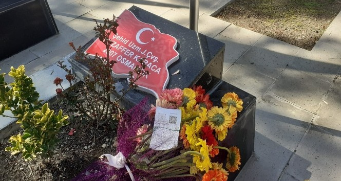 Şehit mezarında duygulandıran doğum günü mesajı: “Seni çok seviyorum koca çınarım”