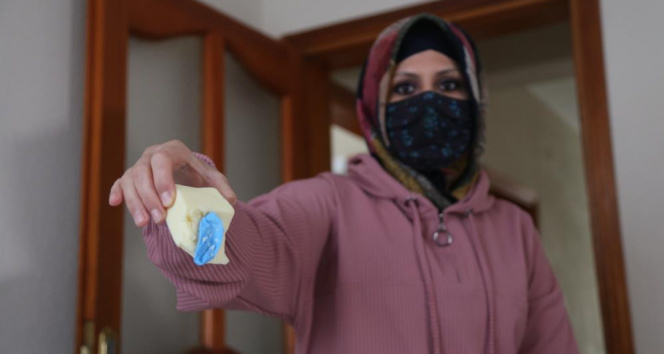 Marketten aldığı peynirin içinden çıkan şoke etti