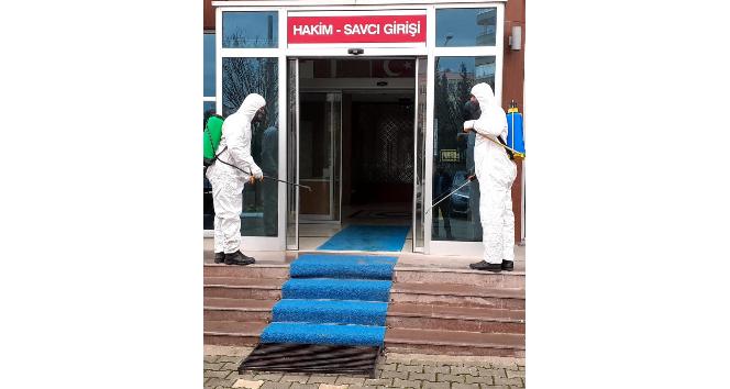 Kilis’te dezenfekte çalışmaları sürüyor