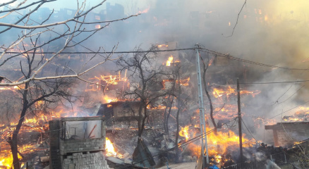 Artvinin Yusufeli ilçesi Dereiçi köyünde yangın! 200 haneli köyde yanan ev sayısı 17ye yükseldi