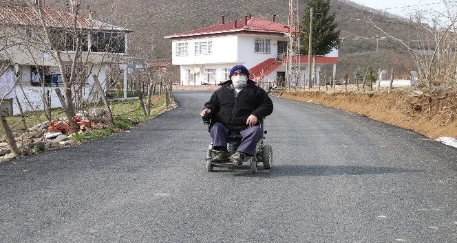 Engelli vatandaşın yol sevinci