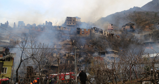 Artvin'in Yusufeli ilçesi Dereiçi köyünde son 24 yılda 3 büyük yangın acısı yaşadı
