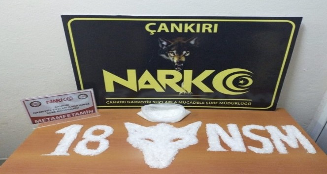 Çankırı’da uyuşturucu operasyonu, 1 kilogram metamfetamin ele geçirildi