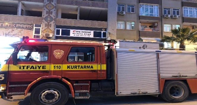 Mardin’de itfaiyenin erken müdahalesi işyerini kül olmaktan kurtardı