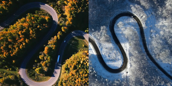 Bursa’da 2 mevsimin geçiş güzelliği!