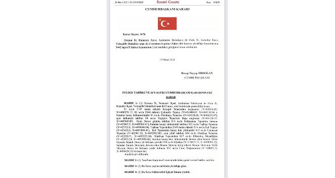 Ordu-Giresun sınırı yeniden belirlendi