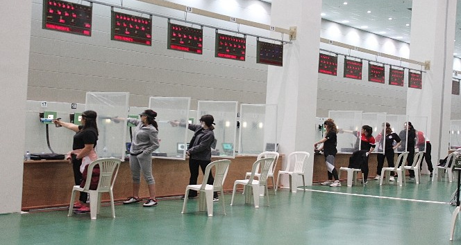 Havalı Silahlar Türkiye Şampiyonası kadınlar tabanca yarışları sona erdi