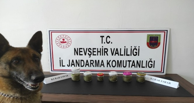 Ürgüp’te 287 gram esrar ele geçirildi
