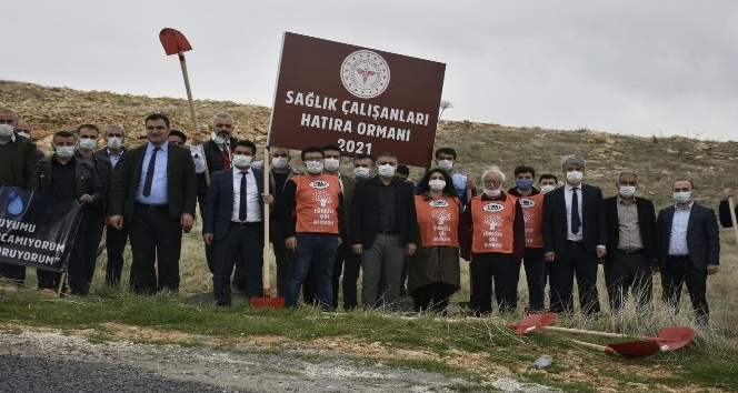 Mardin’de sağlık çalışanları adına hatıra ormanı oluşturuldu