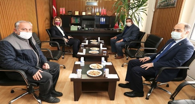 Vali Becel, Ziraat Odası Başkanı Kaya’yı ziyaret etti