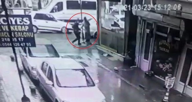 Kırıkkale’de kapkaç anı kamerada