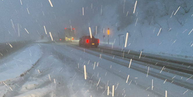 Bolu Dağı’nda yoğun kar yağışı