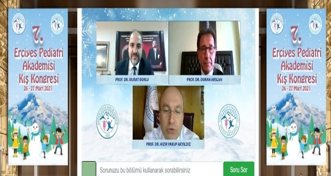 ERÜ’de "7. Erciyes Pediatri Kış Kongresi" düzenlendi