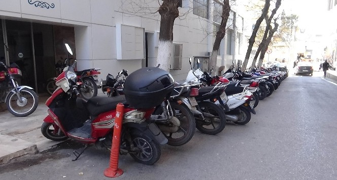 Kilis’te motosiklet parkları sorun oluyor