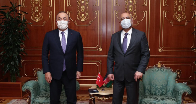 Bakan Çavuşoğlu, Afganistanlı mevkidaşı Atmar ile görüştü