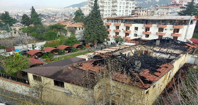 Ordu evindeki yangının boyutu gün ağarınca ortaya çıktı