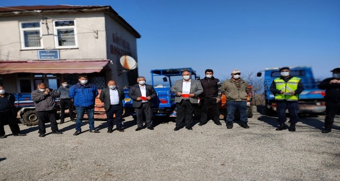 Ordu’da tarım araçlarına reflektör uygulaması