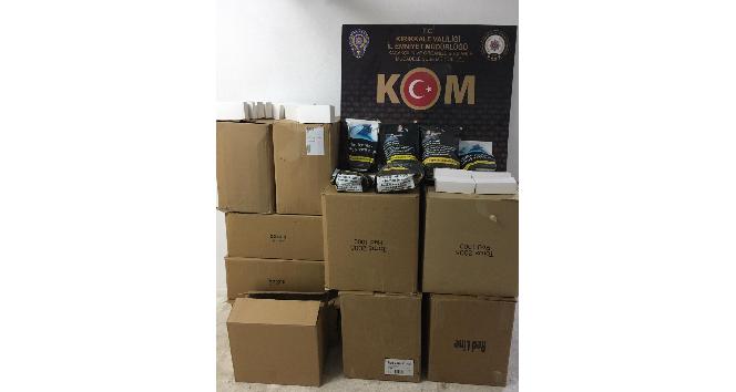 Kırıkkale’de &quot;kaçak tütün&quot; operasyonu: Binlerce makaron ele geçildi