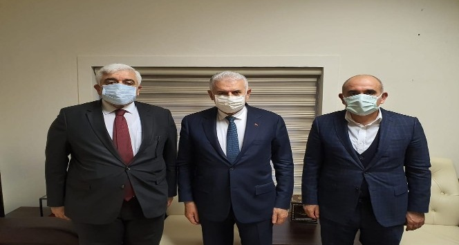 Binali Yıldırım’a hayırlı olsun ziyareti