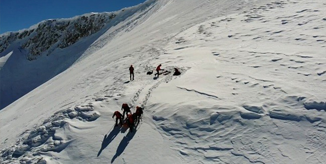 Uludağ’da bahar ortasında nefes kesen kış tatbikatı