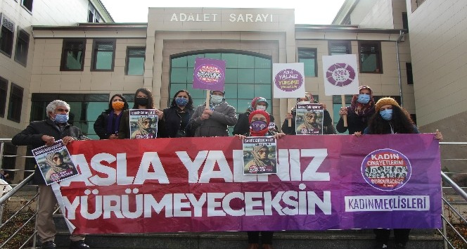 Kocası tarafından öldürülen kadının ilk duruşması görüldü