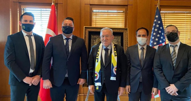 Fenerbahçe DC Başkanı Erhan Türk&#039;ten, Büyükelçi H.Murat Mercan&#039;a ziyaret