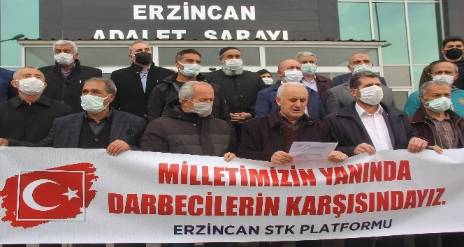 Erzincan’da STK’lardan emekli amirallerin bildirisine ortak tepki