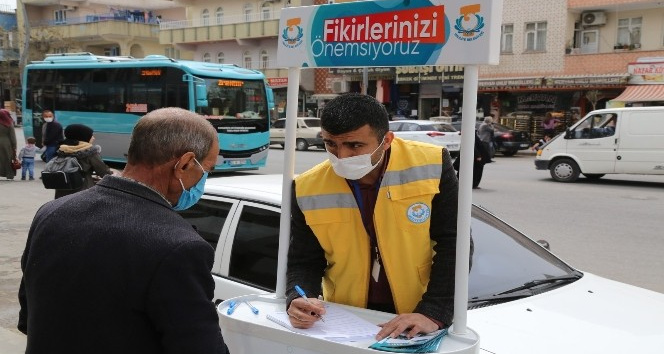 Şanlıurfa’da vatandaşlar taleplerini sahada iletiyor