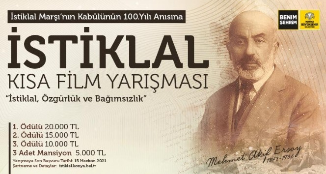 Konya Büyükşehir’den İstiklal Marşı konulu kısa film yarışması