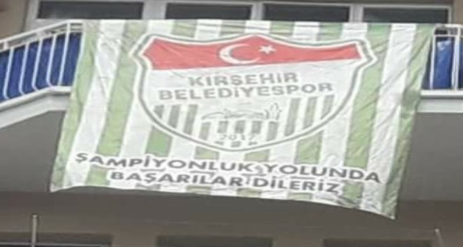Kırşehir Belediyespor’dan, bayrak ve afiş kampanyası