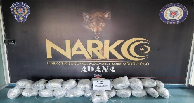 Adana’da narkotik operasyonu
