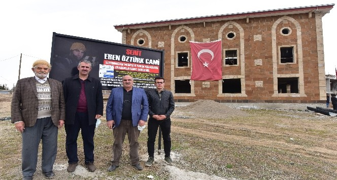 Şehit Eren Öztürk’ün vasiyet ettiği cami inşaatı hayırseverlerin yardımını bekliyor