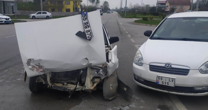 Samsun&#039;da trafik kazası: 5 yaralı