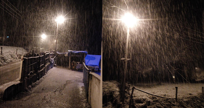 Kastamonu’da kar yağışı etkili oluyor!
