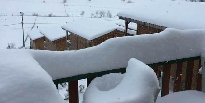 Nisan ayında kar sürprizi