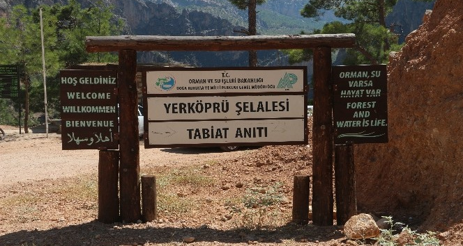 Mut Yerköprü Şelalesi “yaz sezonunu” bekliyor