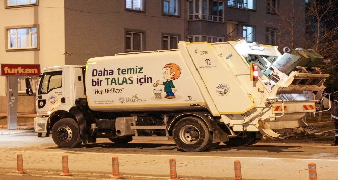Talas’ta çöp toplama saatleri değişti