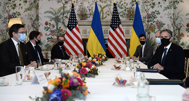 Ukrayna Dışişleri Bakanı Kuleba, ABD&#039;li mevkidaşı Blinken ile görüştü