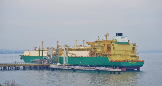 177 bin metreküplük sıvılaştırılmış doğalgaz gemisi Türkiye’den ayrıldı