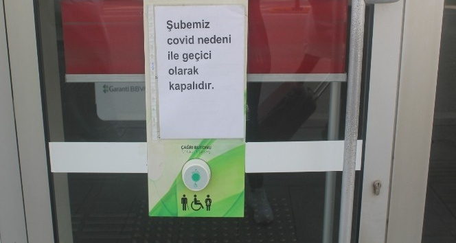 Ordu’da özel bir banka şubesi karantinaya alındı