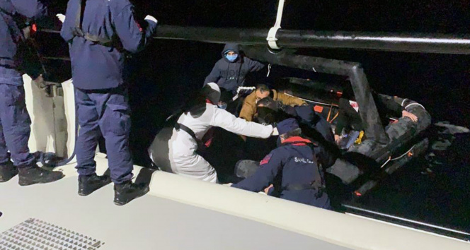 7 düzensiz göçmen kurtarıldı