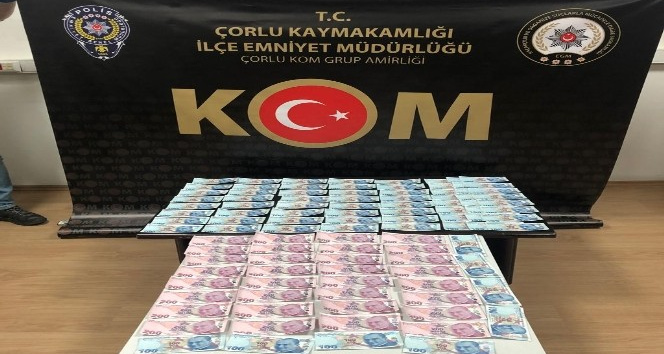 Tekirdağ’da 13 bin 600 TL sahte para bulundu: 2 gözaltı