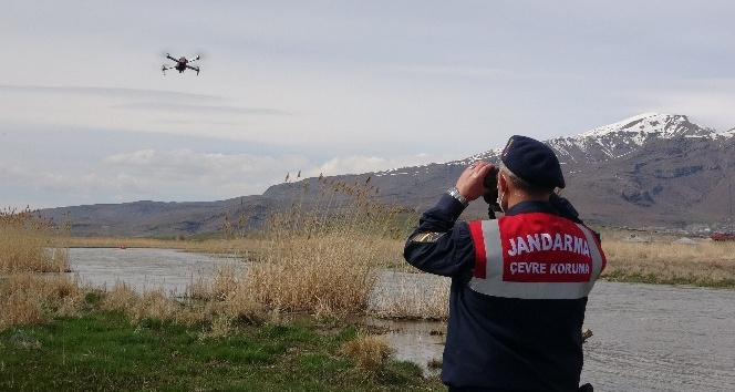Drone’li denetimlerin ilk gününde 3 ton inci kefali kurtarıldı