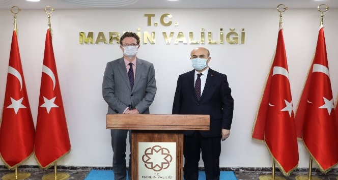 AB Türkiye Delegasyonu Başkanı Meyer-Landrut, Mardin Valisi Demirtaş ile bir araya geldi