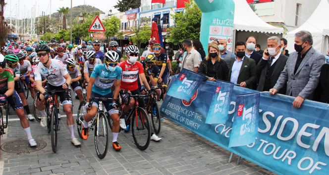 56. Cumhurbaşkanlığı Türkiye Bisiklet Turu&#039;nda son etap Bodrum&#039;dan start aldı