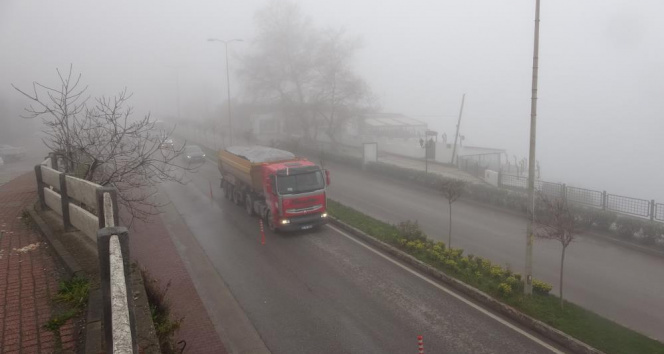 Zonguldak sis altında kaldı