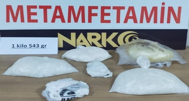 Nevşehir’de bir buçuk kilo uyuşturucu ele geçirildi