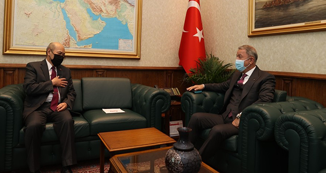 Bakan Akar, Moğolistan Büyükelçisi Bold Ravdan’ı kabul etti